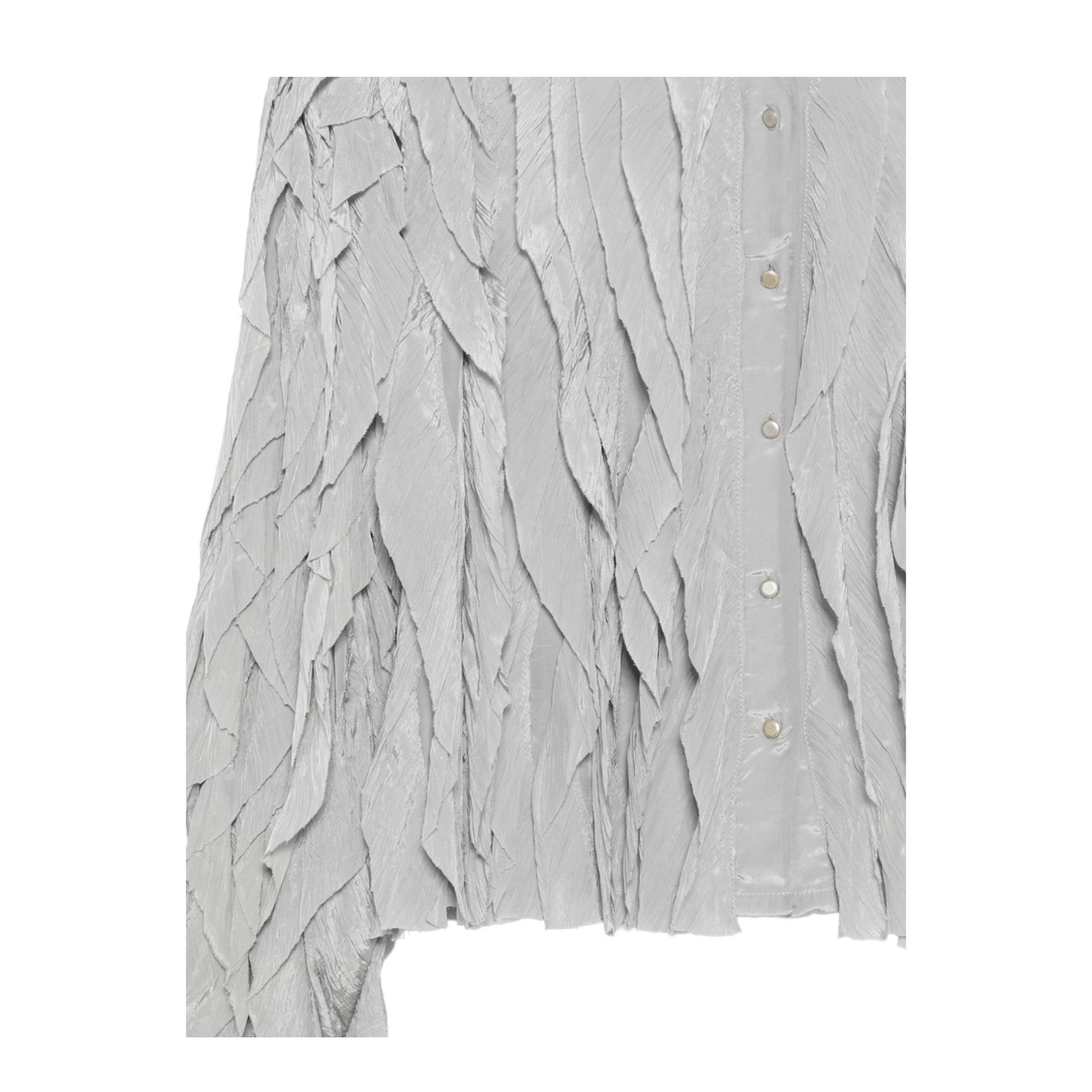 MAYFEYR - Alysi - Grey Crinkled Texture Shirt - 266202A6029PL