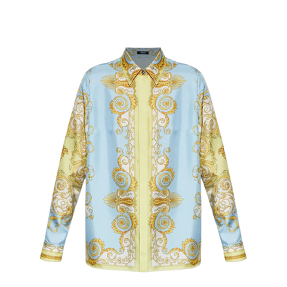 MAYFEYR - Versace - Baroque-Printed Silk Shirt - 10013601A17165