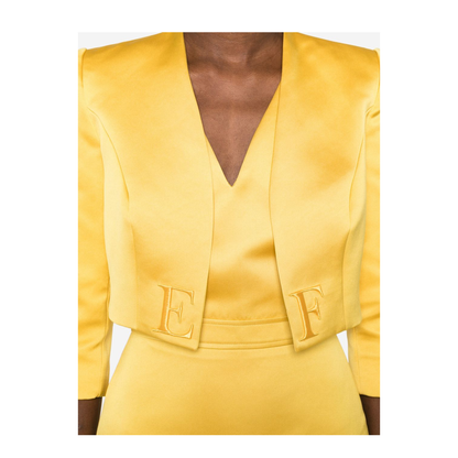 MAYFEYR - Elisabetta Franchi - Dresses Yellow - TB00161E2EV4