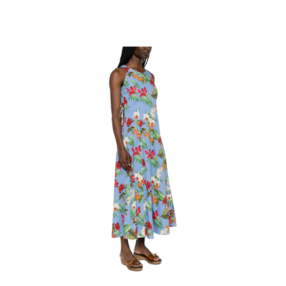 MAYFEYR - Archivio '67 - Printed Cotton Midi Dress - YWWPZJFB4