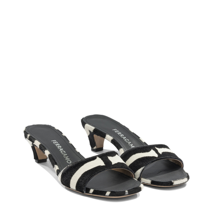 MAYFEYR - Ferragamo - 40Mm Pony Skin Sandals - 0790839