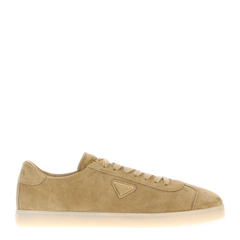 Beige Suede Sneakers