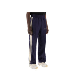 Palm Angels linen joggers with side stripes