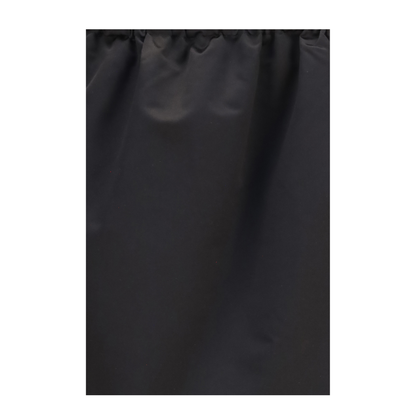 Satin Midi Skirt With Drawstring