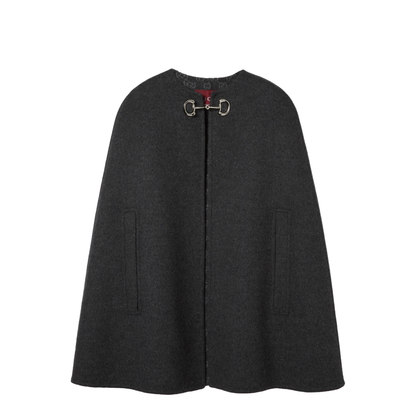 Wool and Silk Cape with Clamp