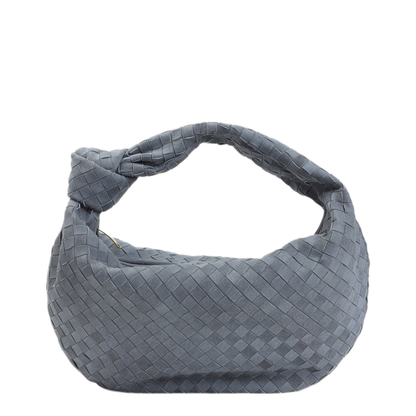 MAYFEYR - Bottega Veneta - Jodie Intrecciato 15 Cloudy Suede Handbag - 600261V6FQ0