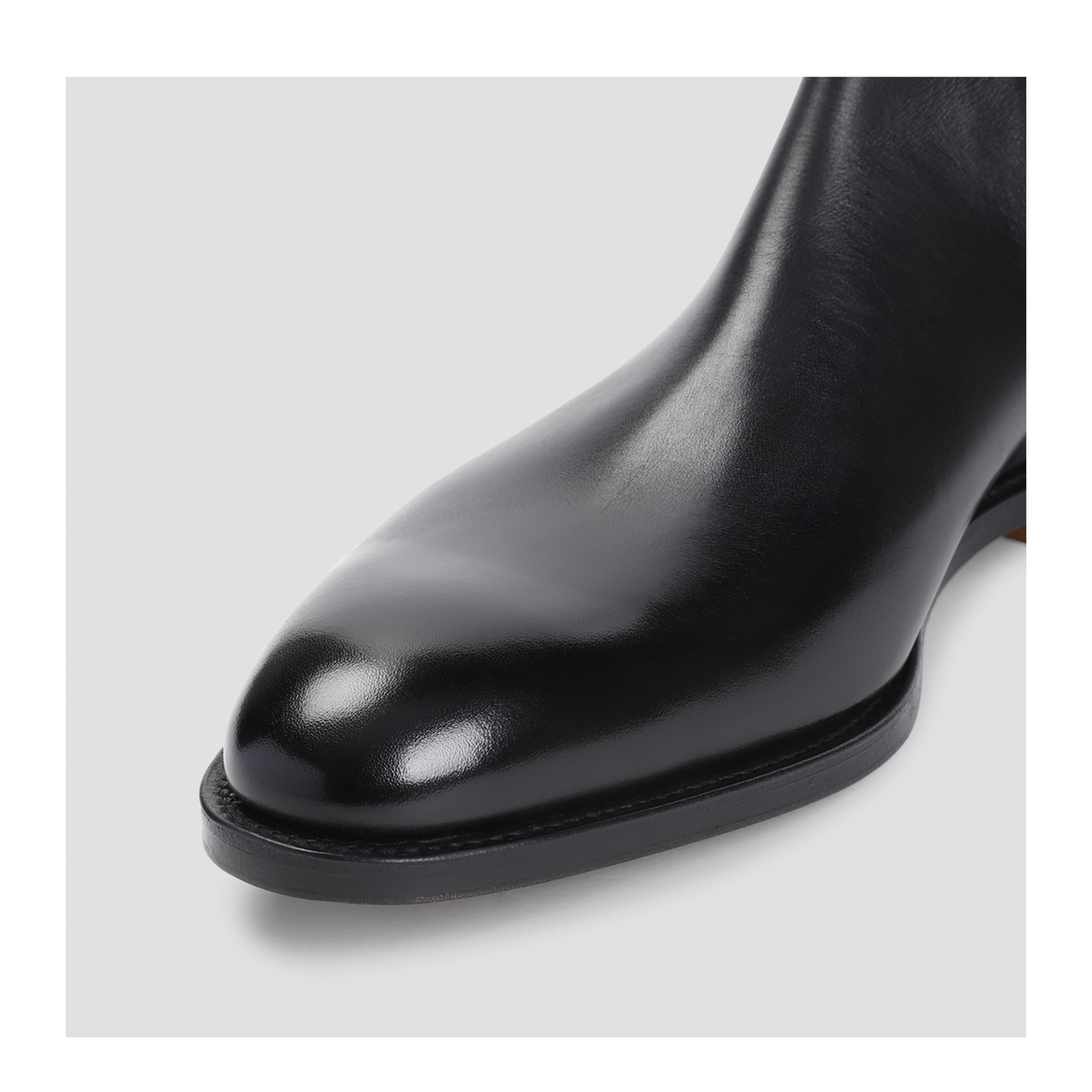 MAYFEYR - John Lobb - Black Calf Leather Lawry Boots - 424041L1R