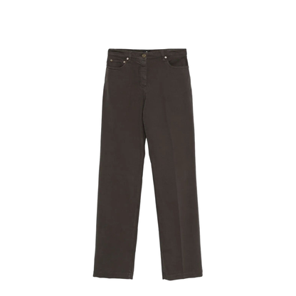 Straight Leg Denim Trousers