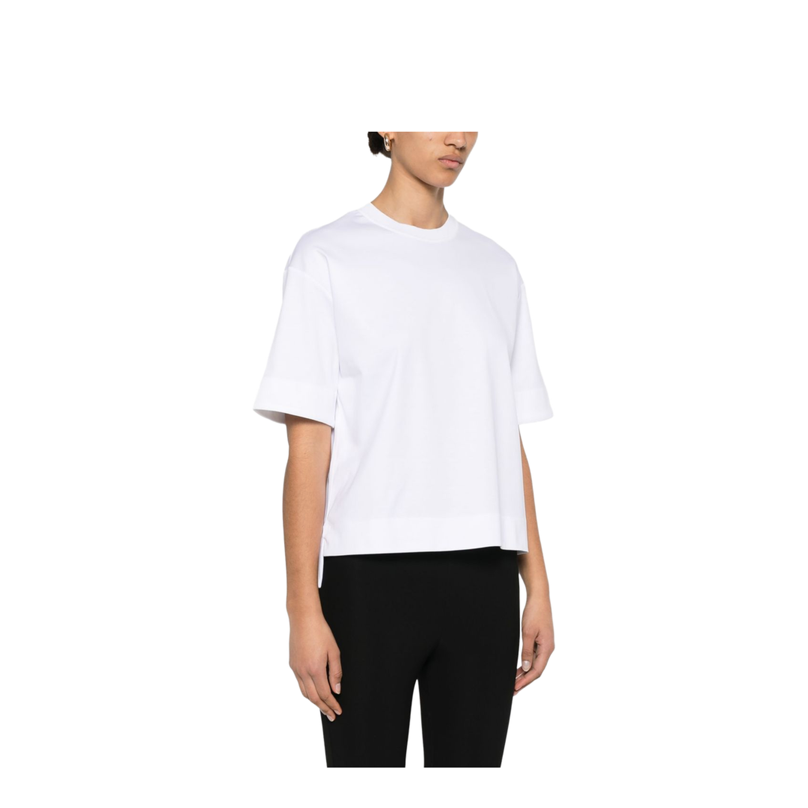 Logo Cotton T-Shirt in White