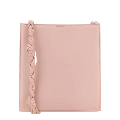 Pink Leather Tangle Shoulder Bag