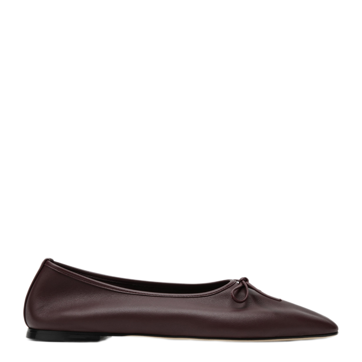 MAYFEYR - DEAR FRANCES - Burgundy Leather Gala Ballet Flats - GAL22LEBO