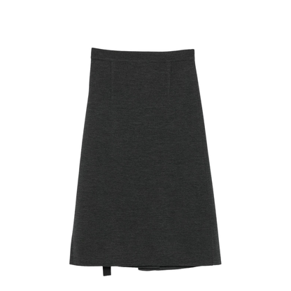 Wool Midi Skirt