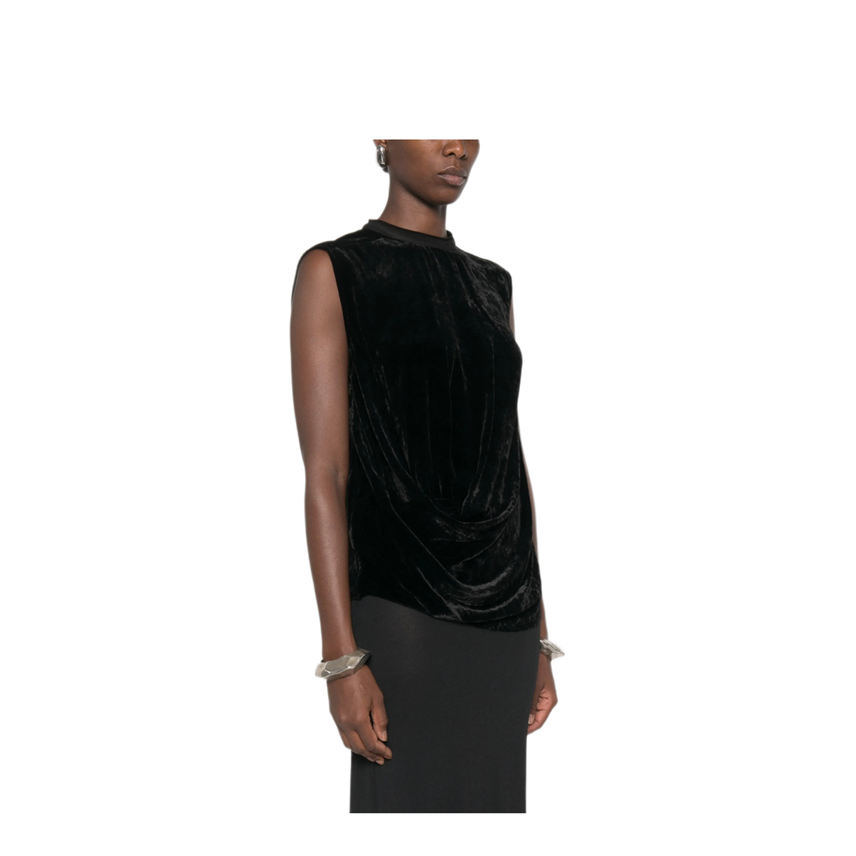 MAYFEYR - Rick Owens - Sleeveless Velvet Top - RP02F5137V09