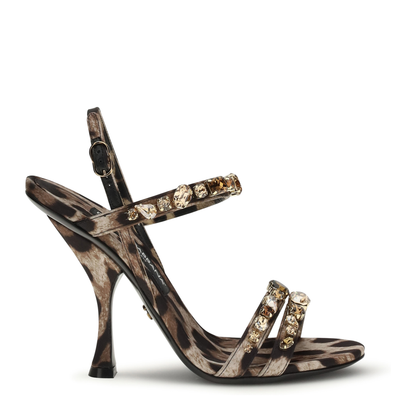 MAYFEYR - Dolce & Gabbana - Keira Leopard Print Sandals - CR1930A0079HY13M0