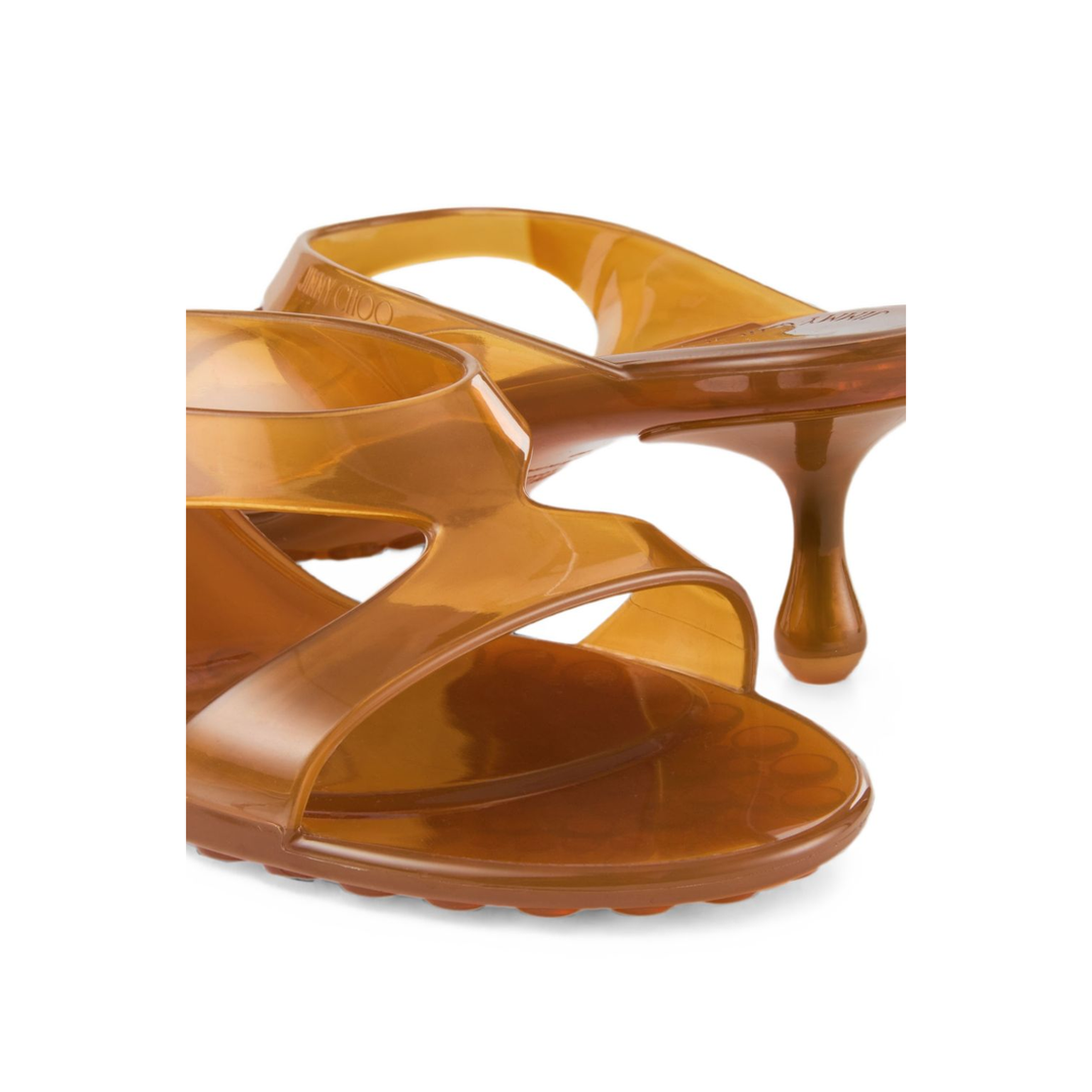 MAYFEYR - Jimmy Choo - Sandals Orange - JELLYDROP50TPZAMBER