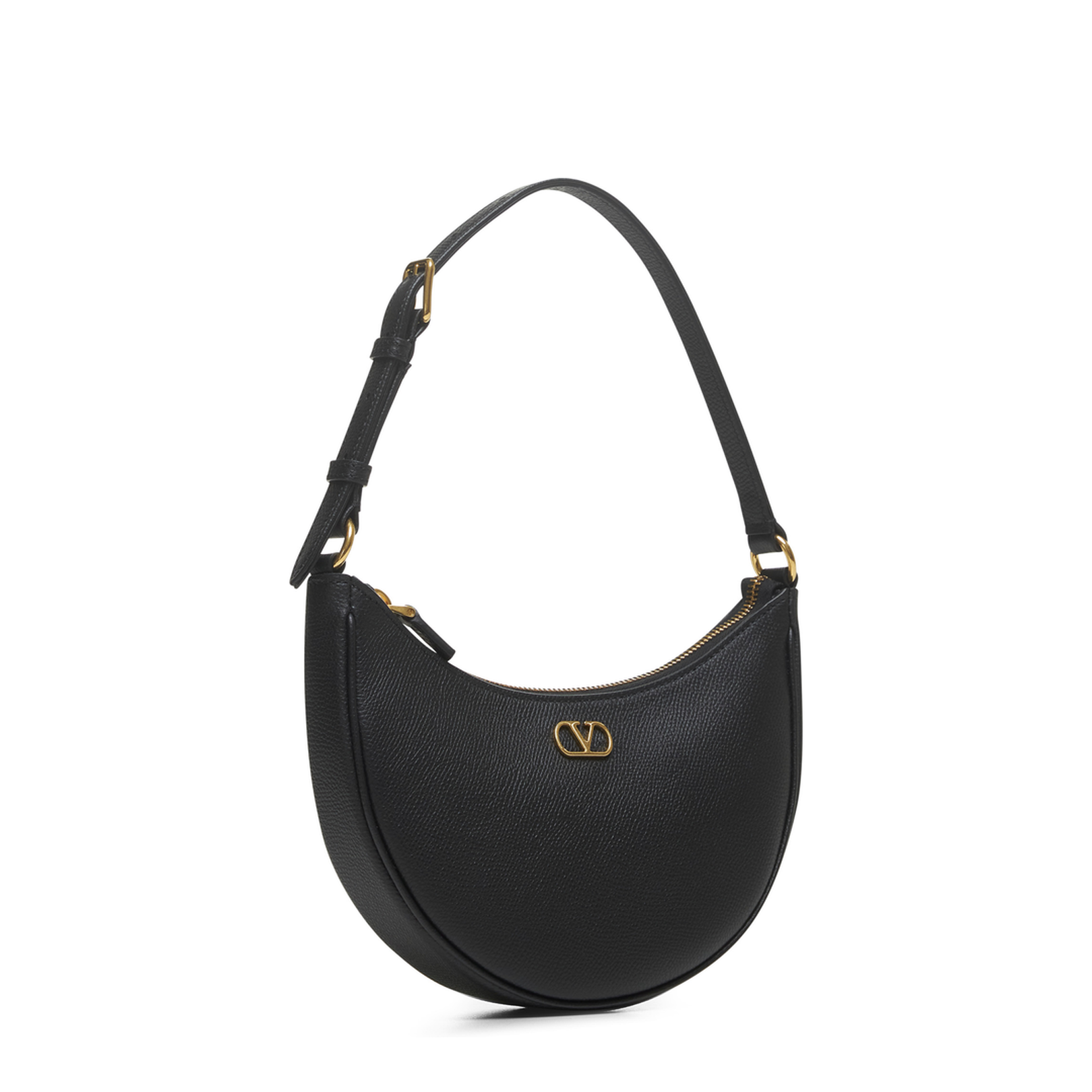 Vlogo Signature Leather Shoulder Bag