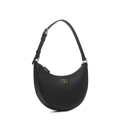 Vlogo Signature Leather Shoulder Bag
