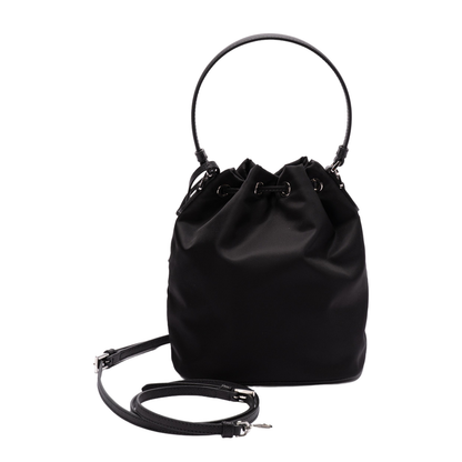 Enamel Triangle-Logo Tote Bag