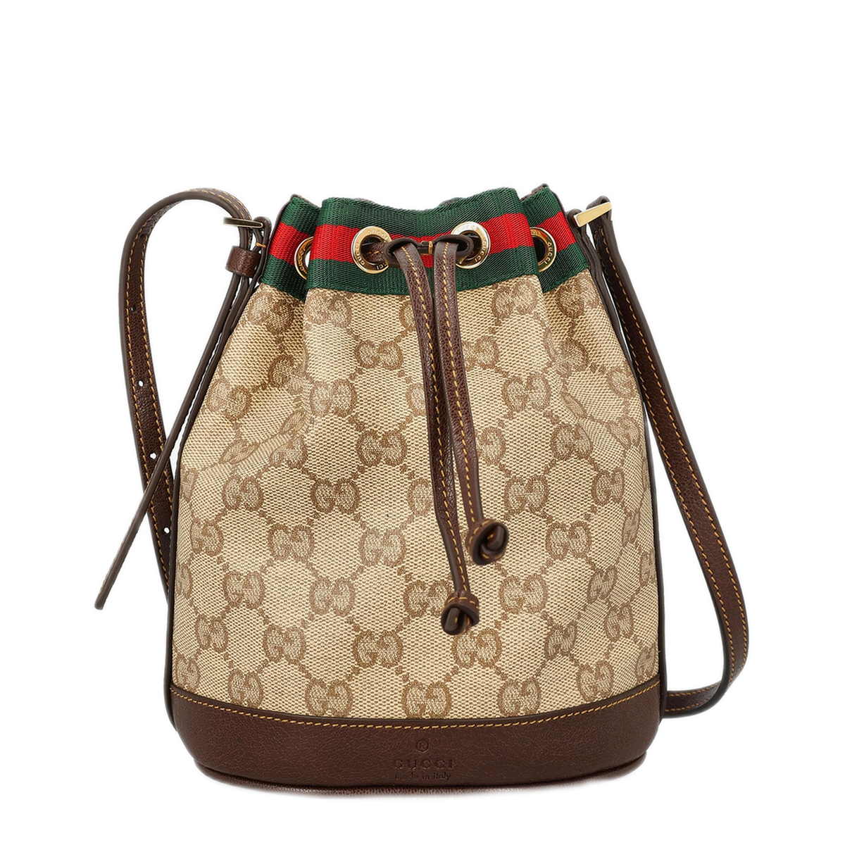 MAYFEYR - Gucci - Mini Bucket Bag With Web Strap - 876060FAF8R8547