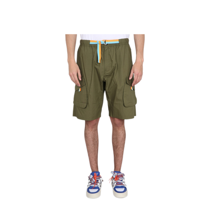 MAYFEYR - MARCELO BURLON COUNTY OF MILAN - Cargo Bermuda Cross - CMCS001S23FAB0015610
