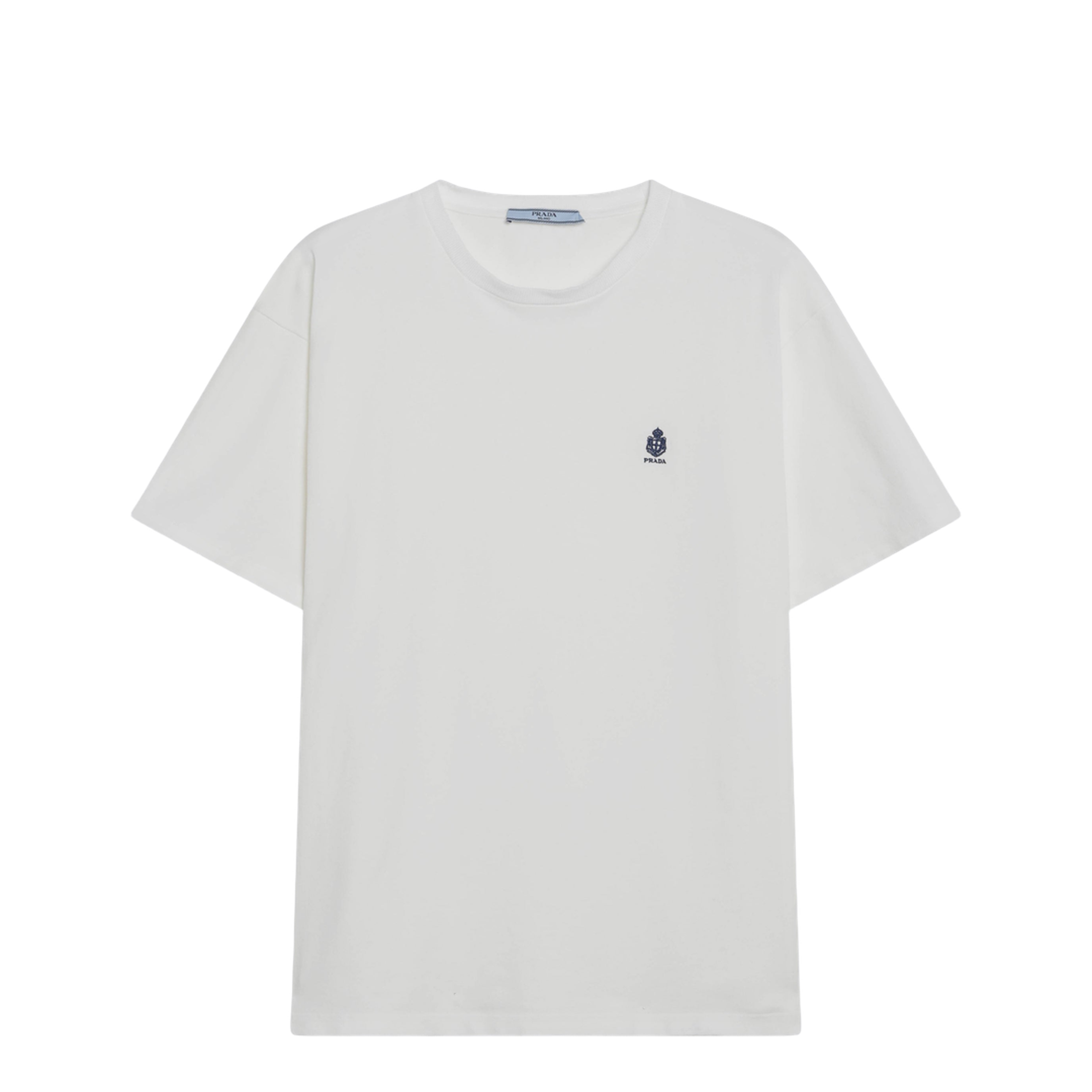 MAYFEYR - Prada - White Garment-Dyed Jersey T-Shirt - 3578BROOO19Z8F0009
