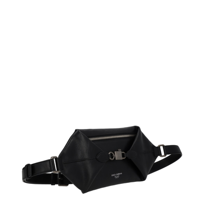 Lock Belt Bag in Tempesta Calfskin