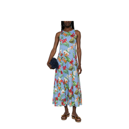 MAYFEYR - Archivio '67 - Printed Cotton Midi Dress - YWWPZJFB4