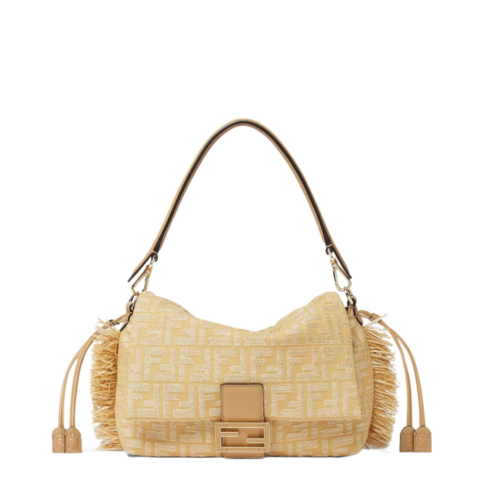 Baguette Medium Canvas Hobo Bags - Pastel Yellow