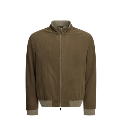 MAYFEYR - Altum - Padded Suede Bomber Jacket - MNSUEBOMBERBEIGE