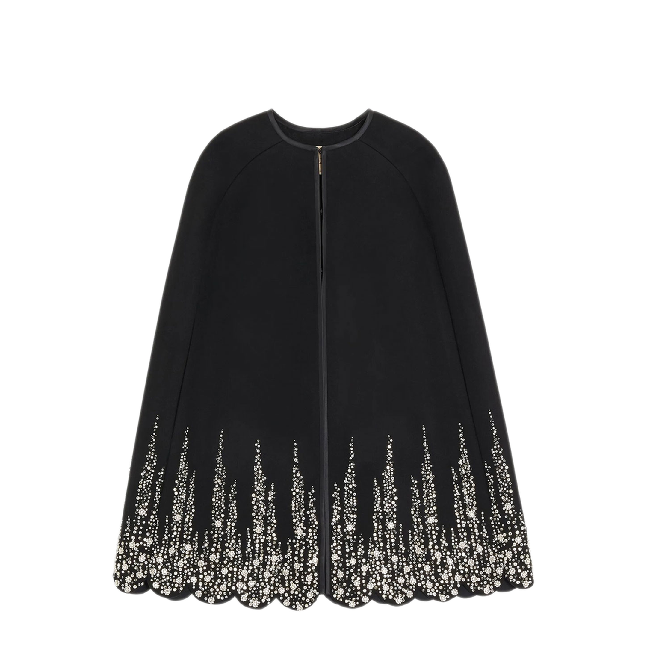 MAYFEYR - Valentino - Cappa In Compact Drap Ricamata - BCG4YA6JANUD