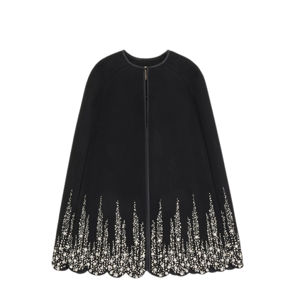 MAYFEYR - Valentino - Cappa In Compact Drap Ricamata - BCG4YA6JANUD