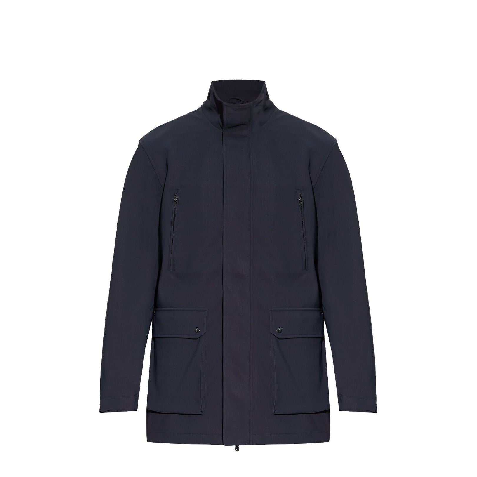 EMPORIO ARMANI CAPSULE Coats Blue