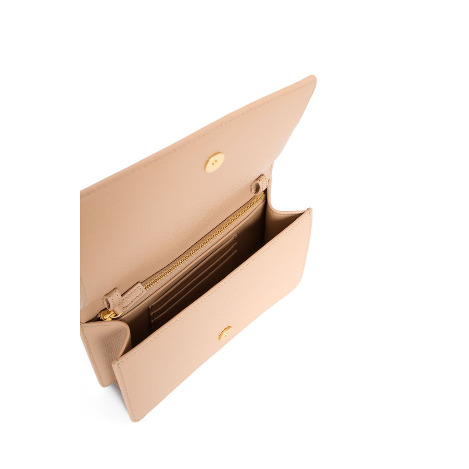 VLogo Signature Mini Leather Clutch