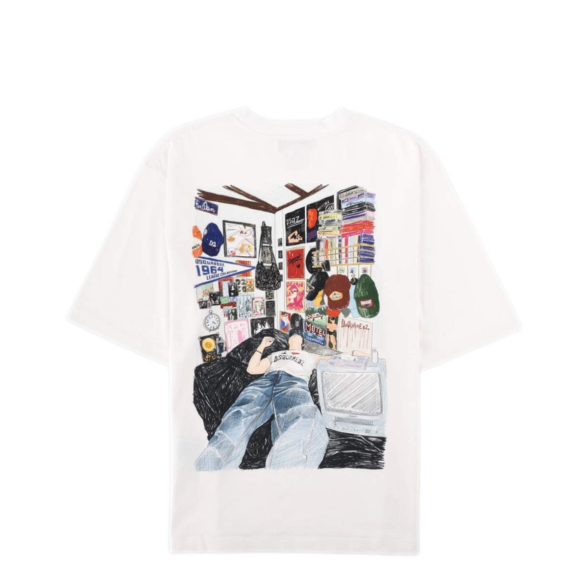MAYFEYR - Dsquared2 - T Shirt Con Stampa - S74GD1578D20033100