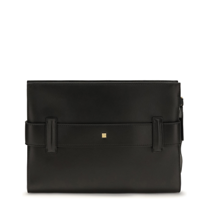 MAYFEYR - Balmain - Anthem Leather Clutch - HN1LC291LNSA