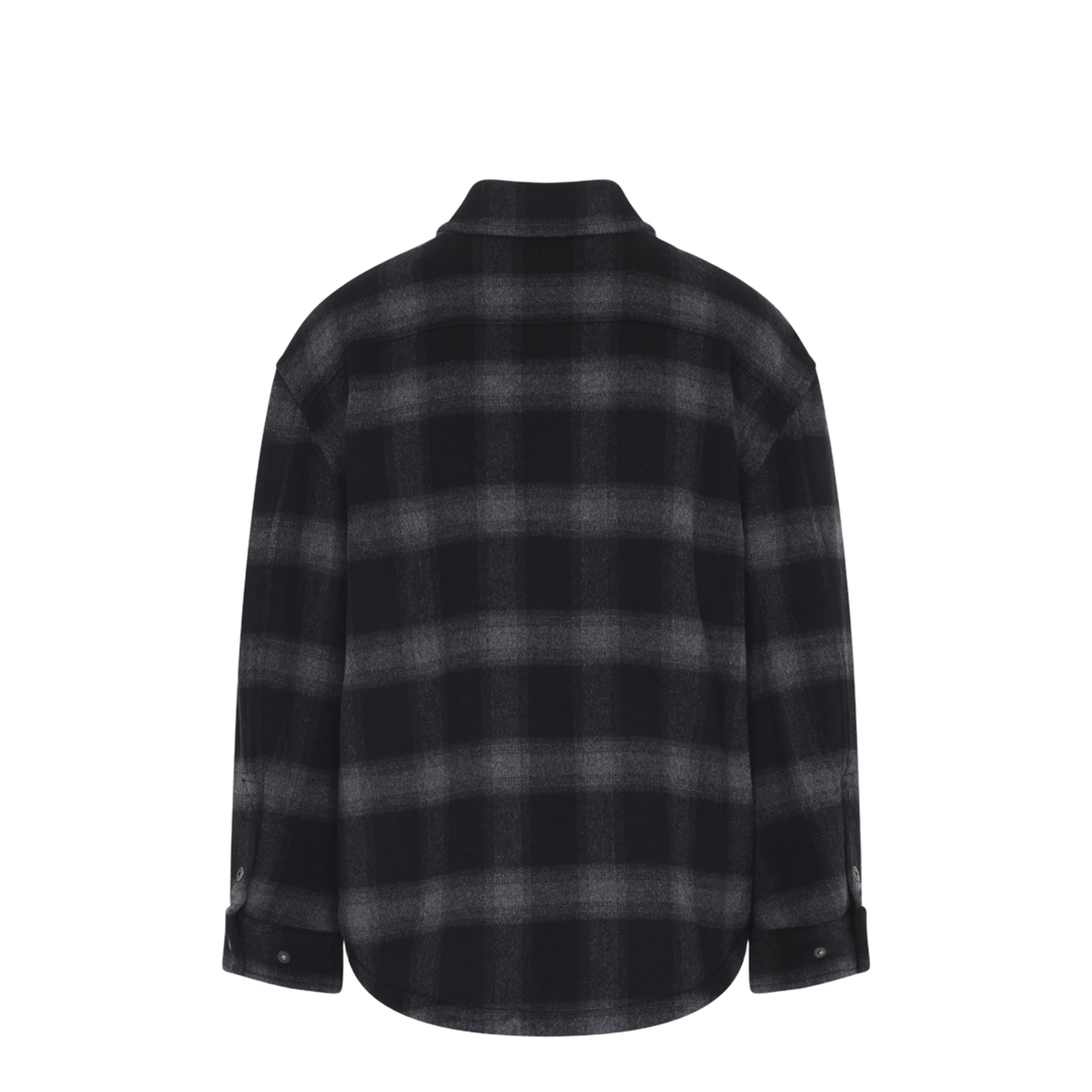 MAYFEYR - Off-White - Flannel Wool Overshirt Padded Coat - 44MER09TF26F001001