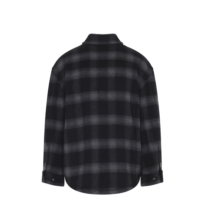 MAYFEYR - Off-White - Flannel Wool Overshirt Padded Coat - 44MER09TF26F001001
