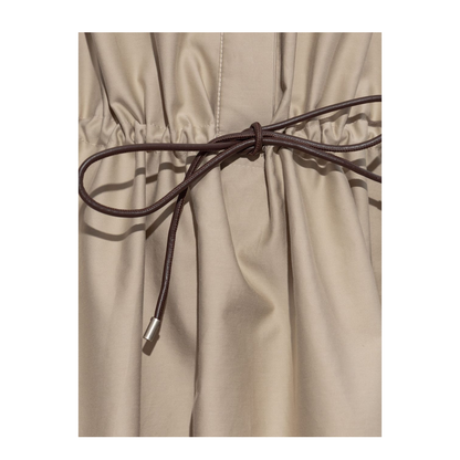 Cotton Blend Short Dress