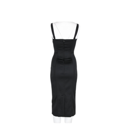 MAYFEYR - Dolce & Gabbana - Black Dress 71 Acetate 3 Elastane - F60DGTFURHMN0000