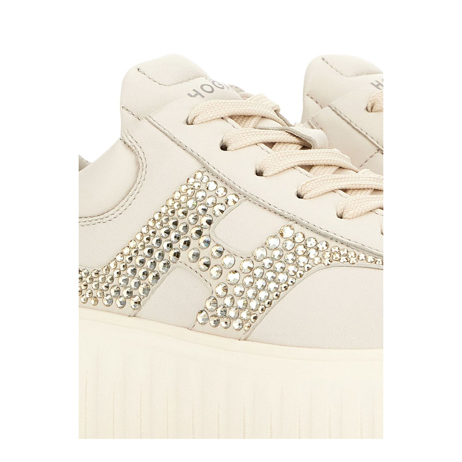 H-Stripes Sneakers Ivory Gold
