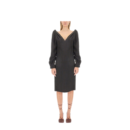 Viscose Midi Dress