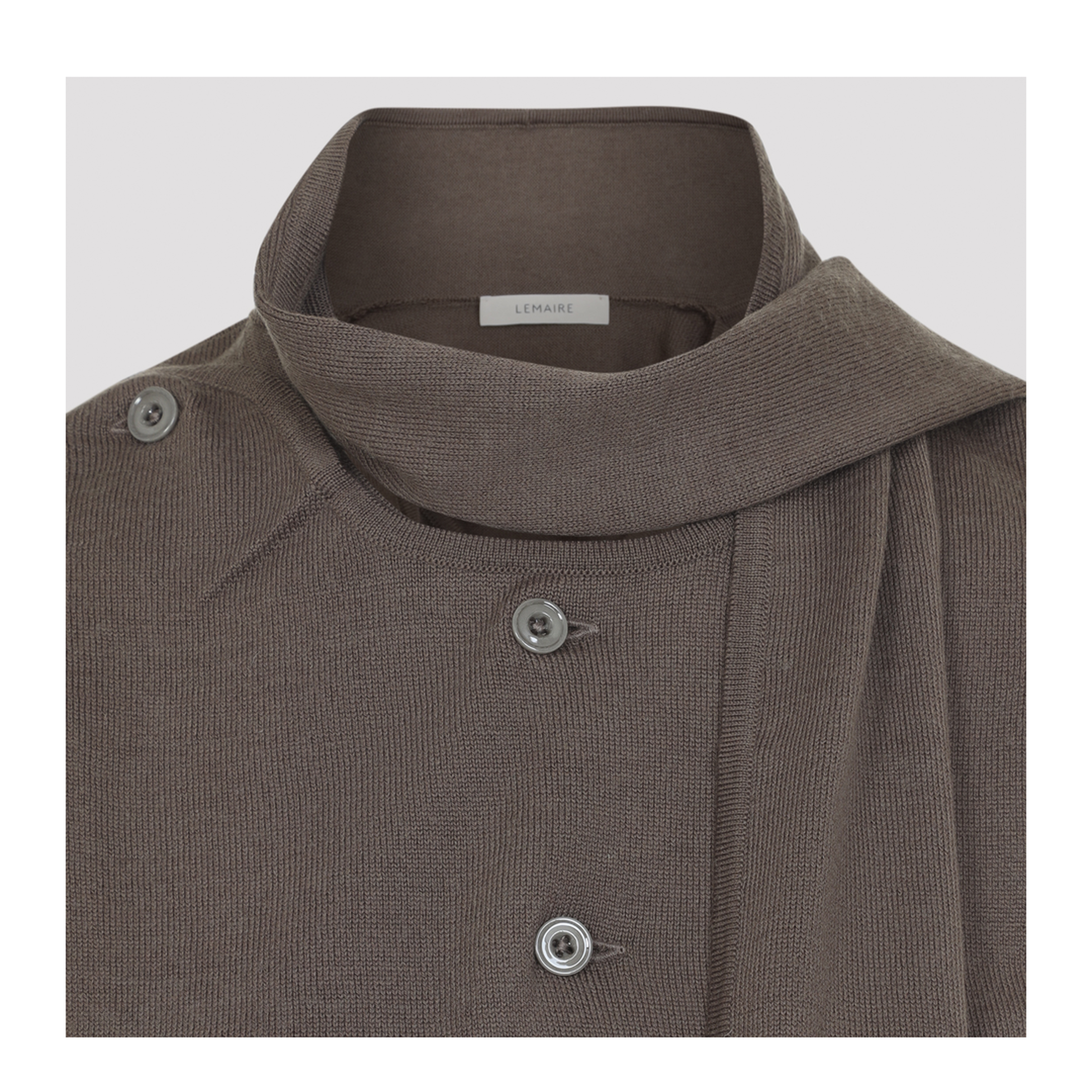 MAYFEYR - Lemaire - Asymmetrical Vest Shitake - PO0053LK1063BR310
