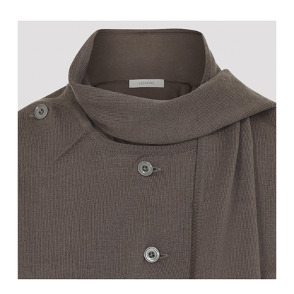 MAYFEYR - Lemaire - Asymmetrical Vest Shitake - PO0053LK1063BR310