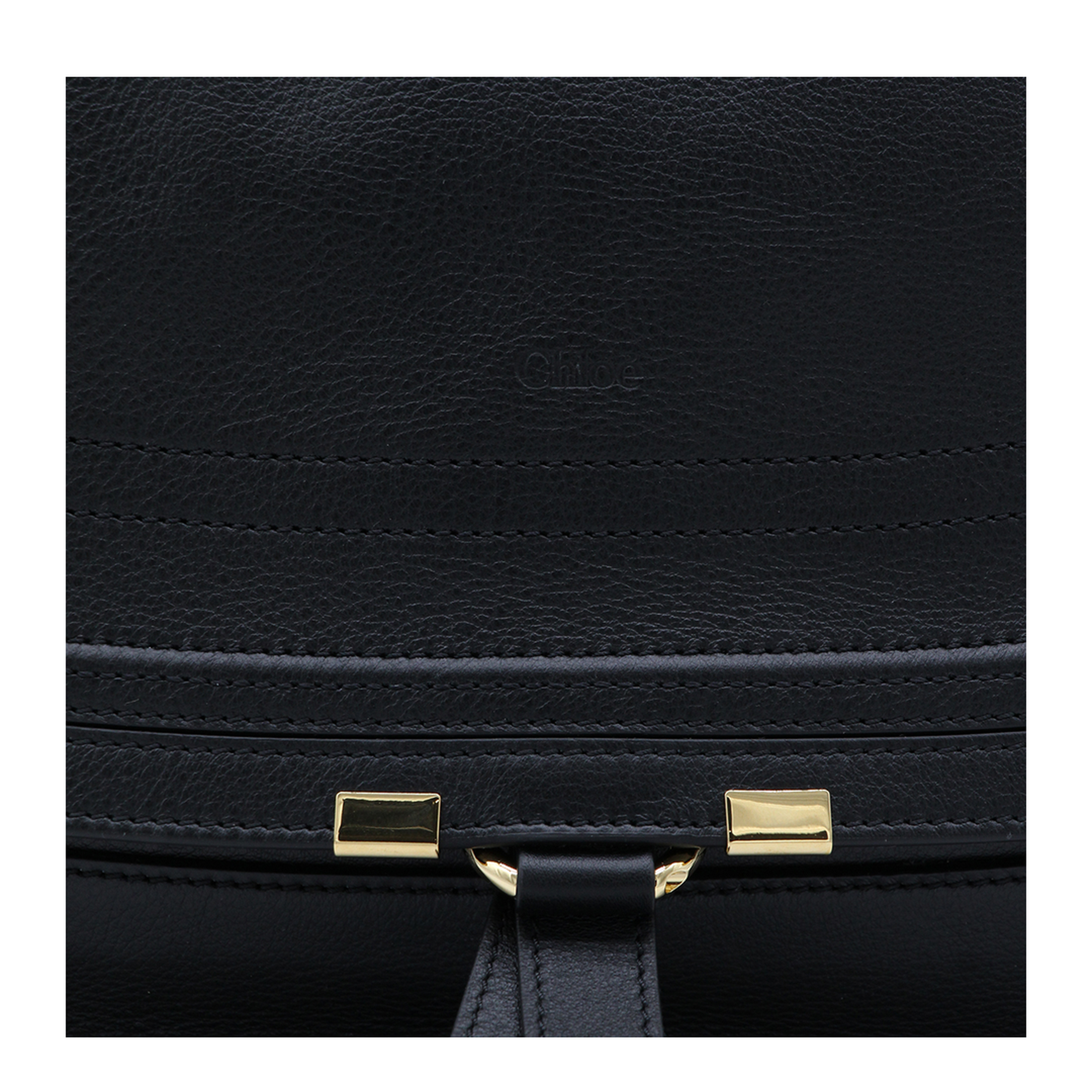 Marcie Small Calfskin Shoulder Bag - Black