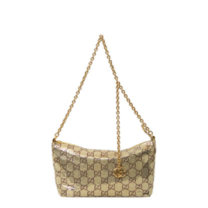 MAYFEYR - Gucci - Metallized Evening Bag With Charm - 874771GAAHE8050