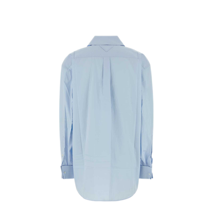 Poplin Shirt With Knot Detail