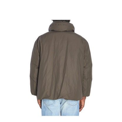 Puffer Blouson Jacket in Black