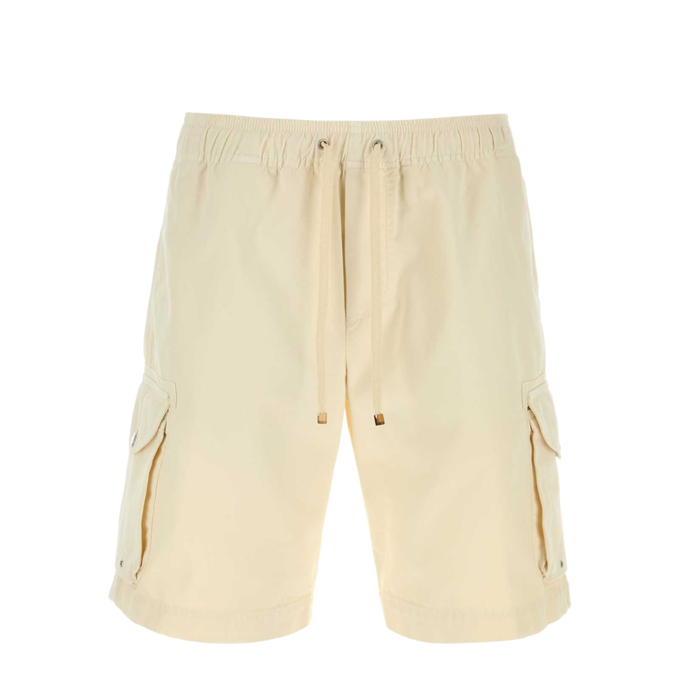 Cream Cotton Bermuda Shorts