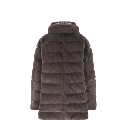 MAYFEYR - Herno - Faux Fur High Neck Down Jacket - PI002123D126309480
