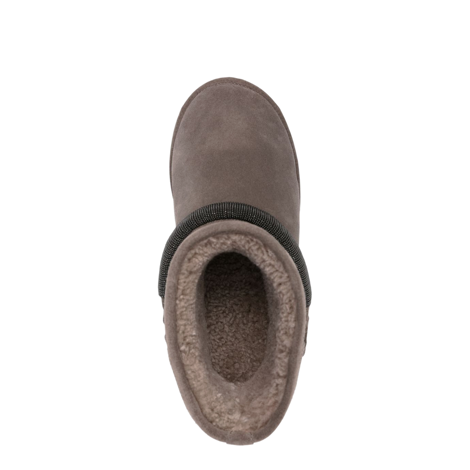 Monili-strap Suede Ankle Boots